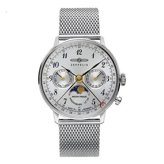Montre Zeppelin LZ129 Hindenburg Phase de Lune 7037M-1