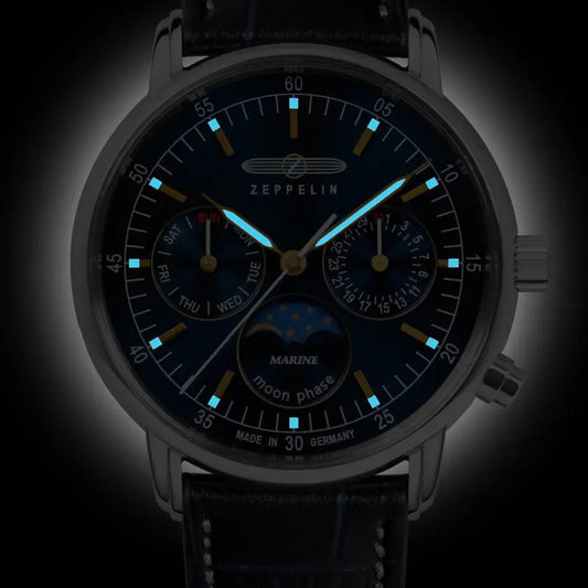 Montre Zeppelin LZ14 Marine Lady 8635-3