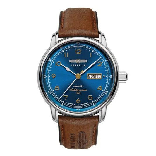 Montre Zeppelin Méditerranée Automatique Date Jour 9664-3