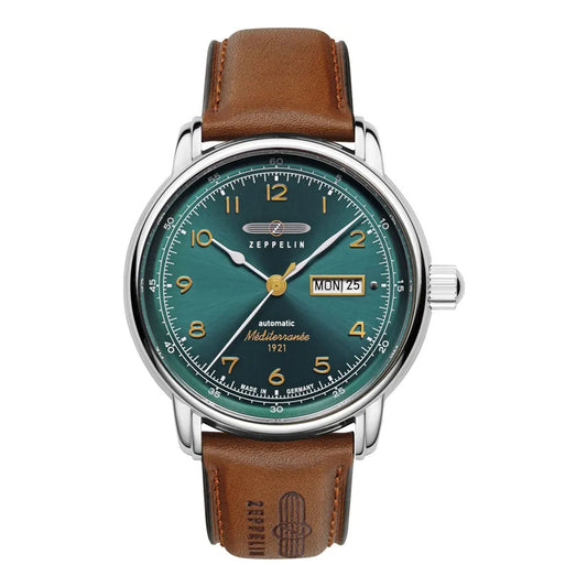 Montre Zeppelin Méditerranée Automatique Date Jour 9664-4