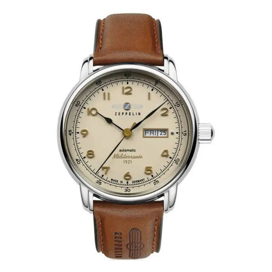 Montre Zeppelin Méditerranée Automatique Date Jour 9664-5