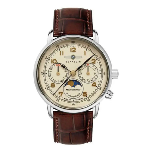 Montre Zeppelin Méditerranée Lady Moonphase 9637-5