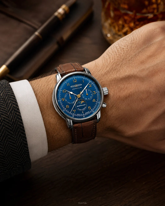 Montre Zeppelin Méditerranée Moonphase 9636-3