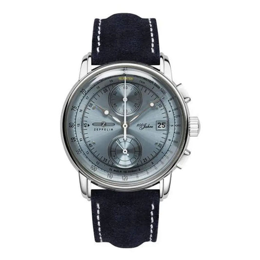 Montre Zeppelin 100 Jahre Chronograph Ice Blue 8670-4