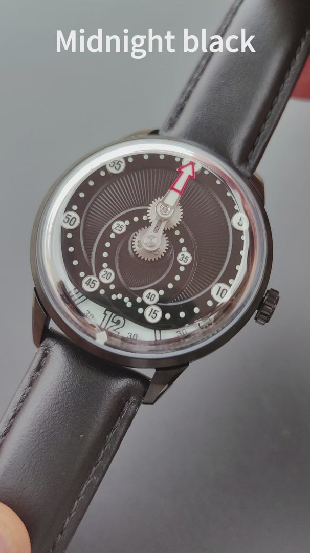 Montre Mandetbrote Secret Orbital Midnight Black