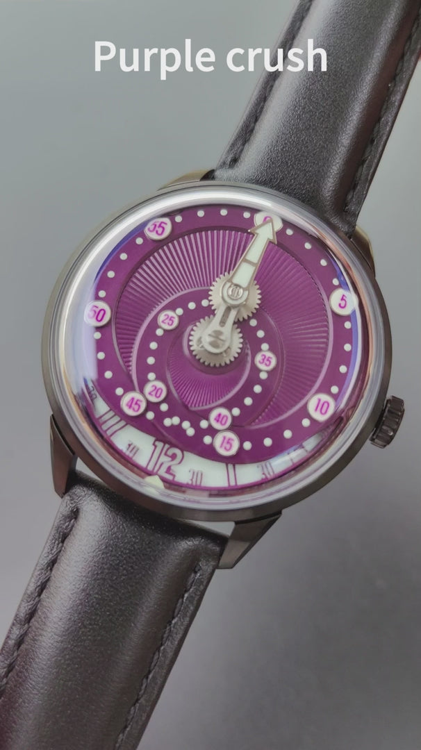 Montre Mandetbrote Secret Orbital Purple Crush