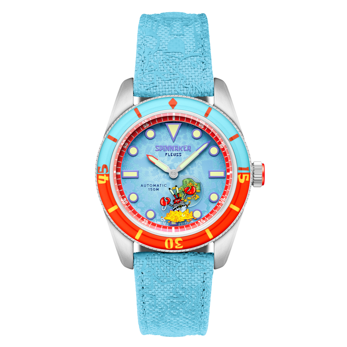 Spinnaker Fleuss SpongeBob Krabs Blue SP-5160-05 vue de face
