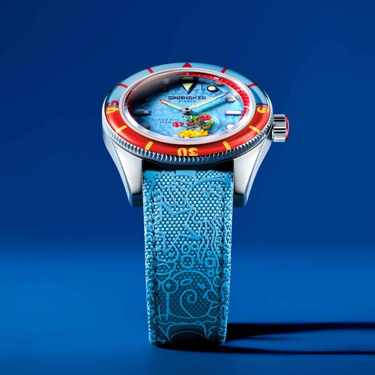 Spinnaker SP-5160-05 boîtier et bracelet bleu